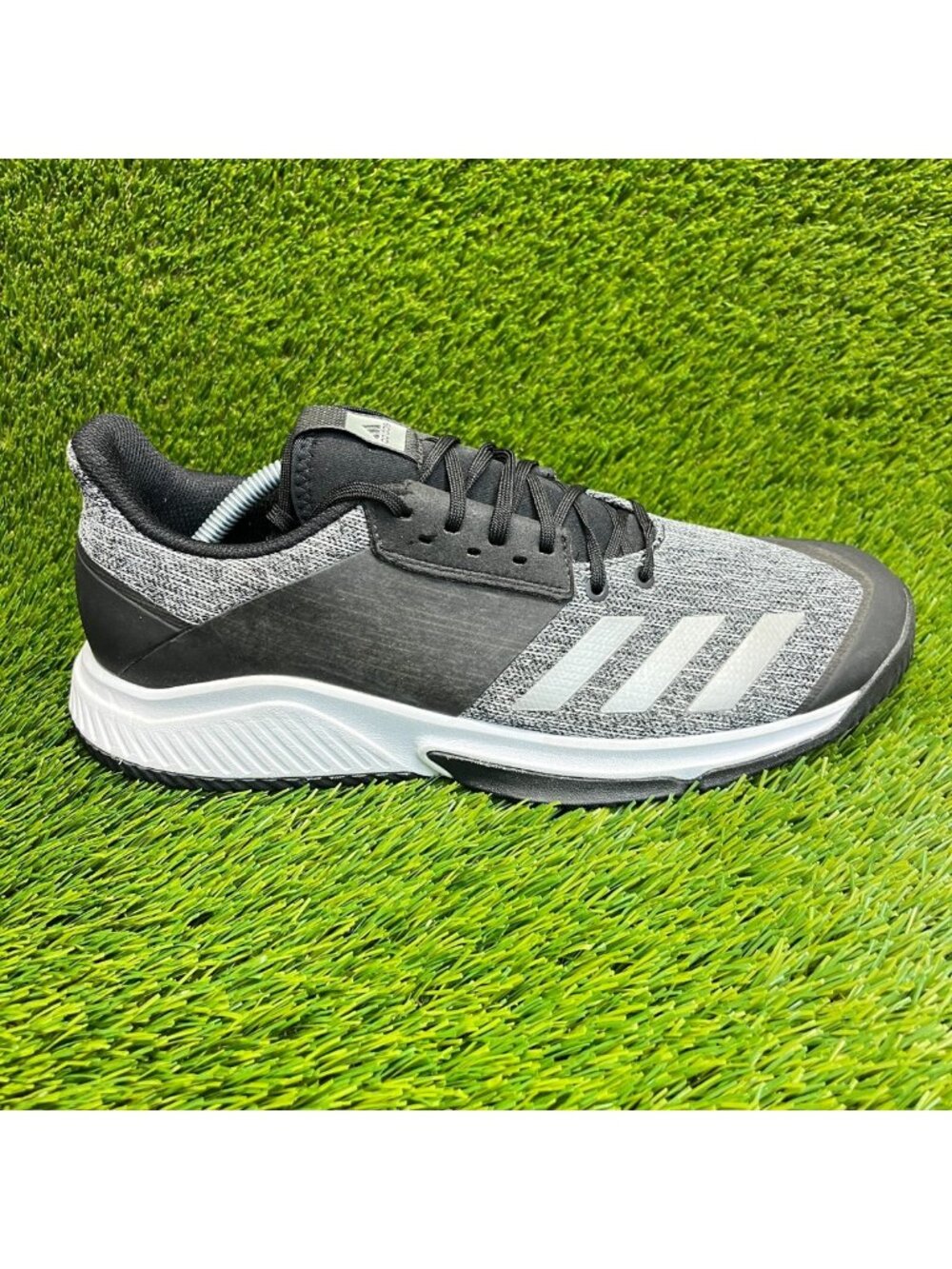 Adidas‎ Crazyflight Team Womens Size 12 Black Gray Volleyball Shoes Sneakers